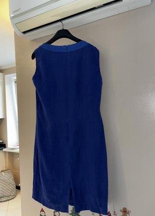 Стильне плаття 100% натуральний льон льняне сукня сарафан нова колекція модне легке знижки недорого