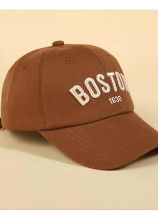 Кепка boston коричнева