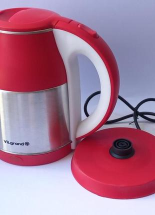 Електричний чайник vilgrand vs18103 red червоний