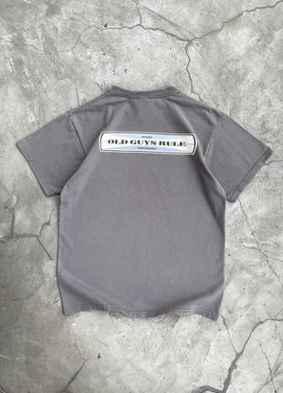Old guys rule- beautiful gray vintage t-shirt 90s