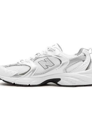 New balance 530 white/silver2 фото