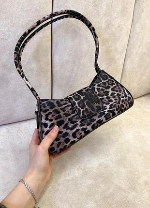 Женская сумка леопардовая