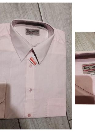 Новая в упаковке эстетичная рубашка бренда gino marconi