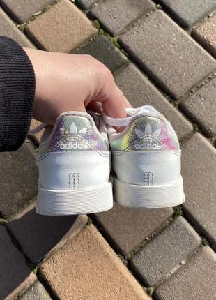 Дитячі шкіряні кросівки adidas3 фото