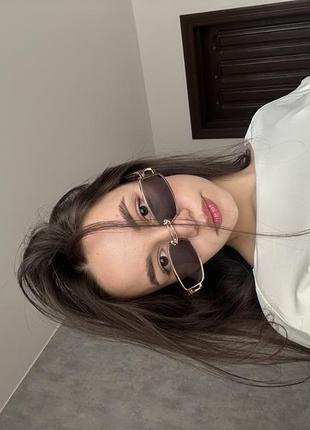 Окуляри з золотою оправою🎀