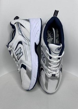 Жіночі шкіряні кросівки new balance 530 silver