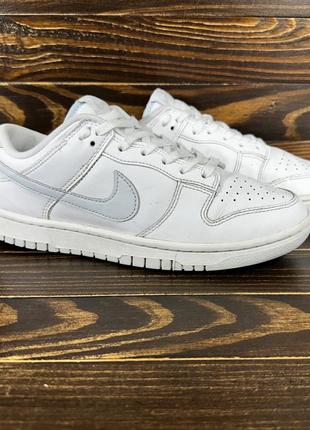 Nike dunk low white pure platinum оригинальные кроссовки