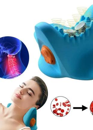 Нейромускульный массажер миостимулятор для шеи расслабление мышц spin pillow ly-471