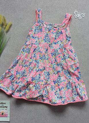 Детское летнее платье 2-3 года сарафан для девочки