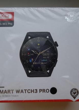Смарт-часы штукатуры pro w3 pro black