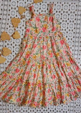 Сарафан, сукня laura ashley у квітковий принт на 9-10років