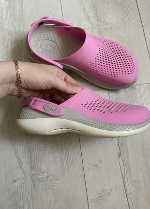 Жіночі крокси crocs literide 360 clog 206708-6sw-m5/w7 37-38