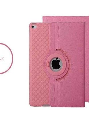 Чохол apple ipad new 2017 9.7" поворотний на 360 градусів pink