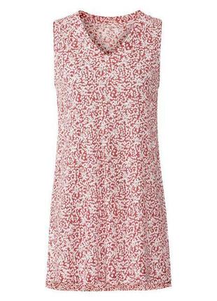 Esmara льняний топ - туніка - міні сукня в квітковий принт, розмір наш 44-46(s 36-38 євро)