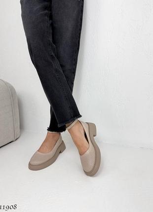 Безупречные кожаные туфельки для женщин
