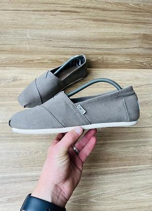 Слипоны мокасины Toms