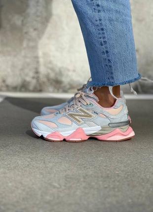 Жіночі кросівки в стилі new balance 9060 pink.2 фото