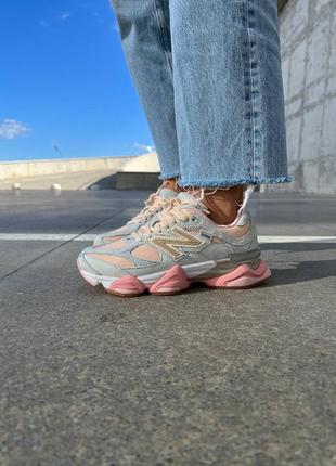 Жіночі кросівки в стилі new balance 9060 pink.1 фото