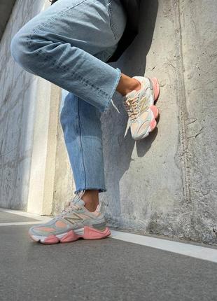 Жіночі кросівки в стилі new balance 9060 pink.7 фото