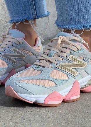 Жіночі кросівки в стилі new balance 9060 pink.4 фото