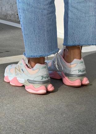 Жіночі кросівки в стилі new balance 9060 pink.8 фото