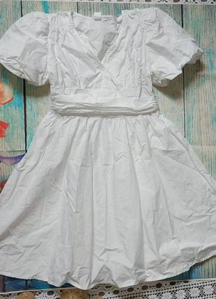 Белое платье shein на 12-13роков