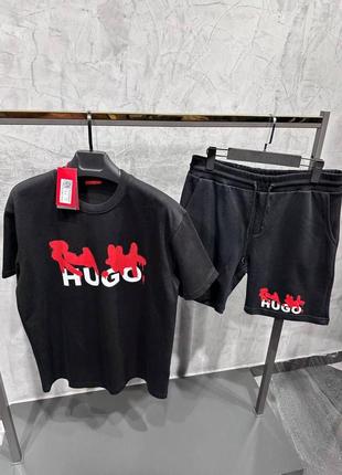 Чоловічий літній костюм футболка + шорти воss