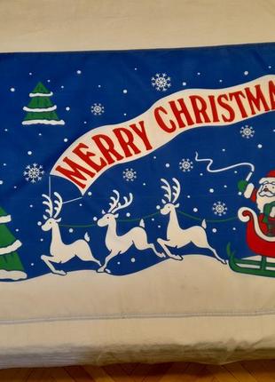 Прапор, банер merry christmas - з різдвом христовим , 60 х95 см