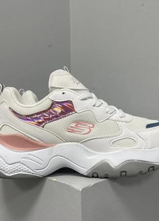 Skechers ‘white pink’ 36