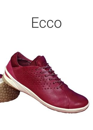 Кожаные женские кроссовки ecco biom life оригинал