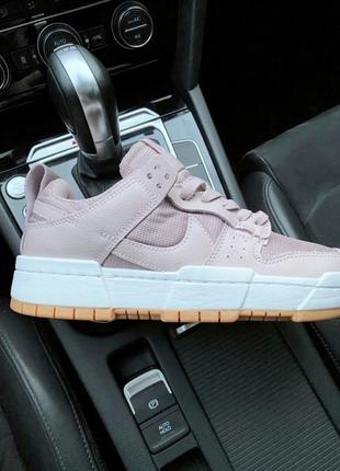 Dunk low disrupt barely rose