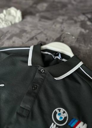 Шикарная футболка поло puma bmw◻️3 фото