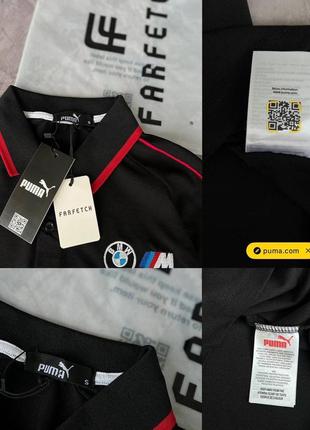 Шикарная футболка поло puma bmw◻️6 фото