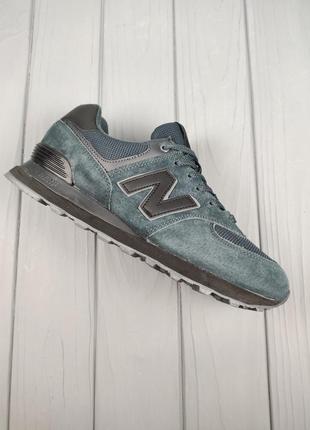 Кроссовки мужские new balance 574 navy gray8 фото