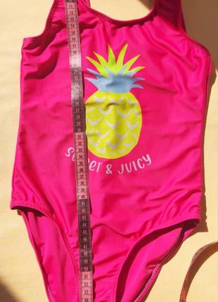 Детский купальник слитный сплошной для плавания