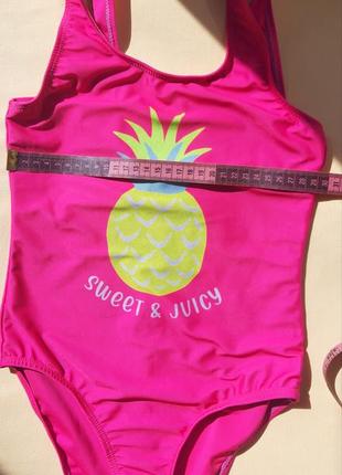 Детский купальник слитный сплошной для плавания