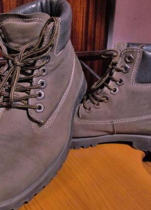 Ботинки плотный демисезон; caimano,италия,оригинал; кожа, 43разм.