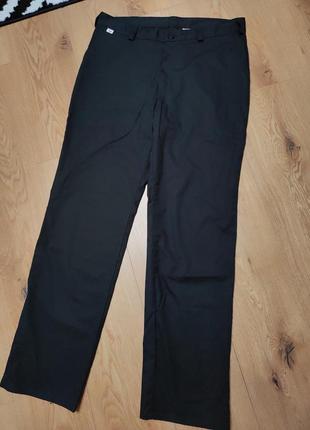 Штани брюки чоловічі чорні класичні або casual широкі regular man, розмір l