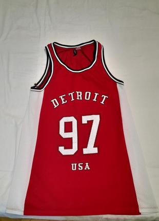 Майка спортивна divided h&m detroit 97 - xs , унісекс