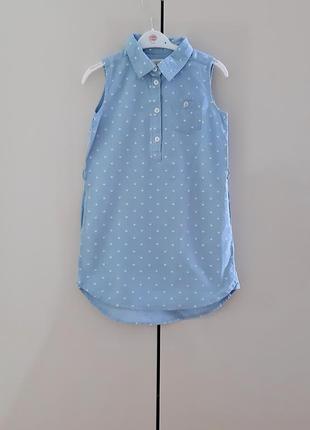 Платья-рубашка h&m 116-122 размера.