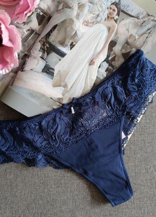 Ажур, від якого неможливо відвести погляд! колір синій стрінги, стрінги, бікіні 9836