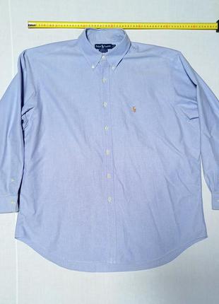 Рубашка воротник 43 см ralph lauren size 17 1/2 - 35 100% coton