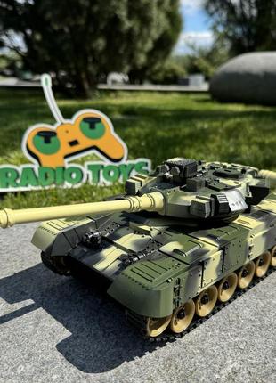 Танк  на радиоуправлении т-84 беж. машинка на пульте управления. танк на радиоуправлении