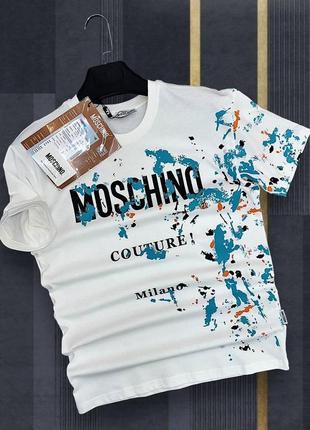 Новинка мужская футболка moschino