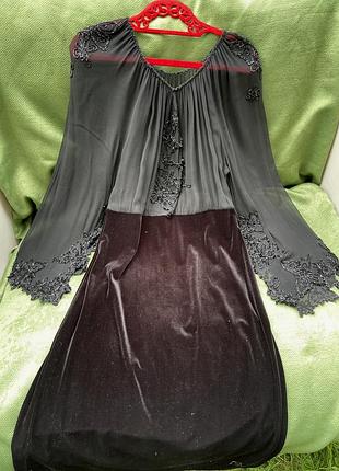 Шикарне плаття, вишивка ручна робота