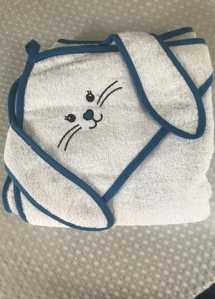 Детское полотенце уголок для купания