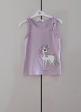 Майка, футболка h&m 110-116 розміру.