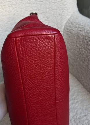 Сумка красная кожа coach kelsey satchel4 фото