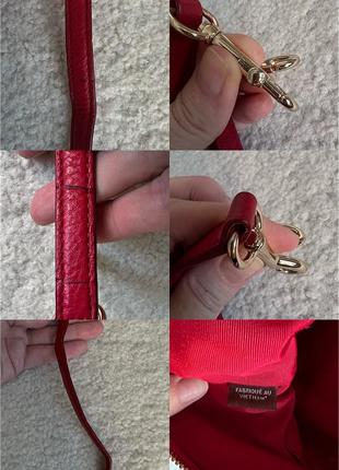 Сумка красная кожа coach kelsey satchel10 фото