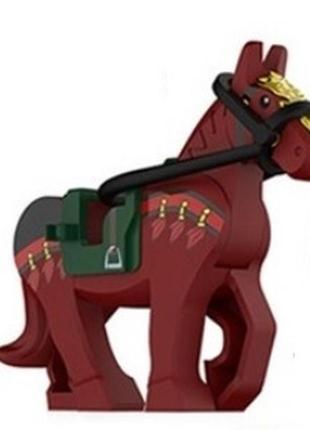 Конструктор фігурка середньовічний лицарський кінь
